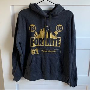 FORTNITE #1 Victory Royale Dark Gray Sweatshirt M